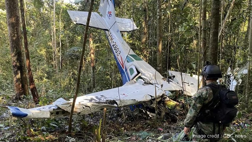  कोलंबिया विमान दुर्घटना : मौत से बचने वाले 4 बच्चों की कहानी,  जो किसी चमत्कार से कम नहीं लगती
